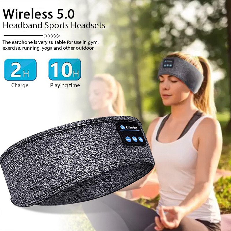 Running Gear Headband - Bluetooth Kafa Bandı Kulaklıklar Kablosuz Müzik