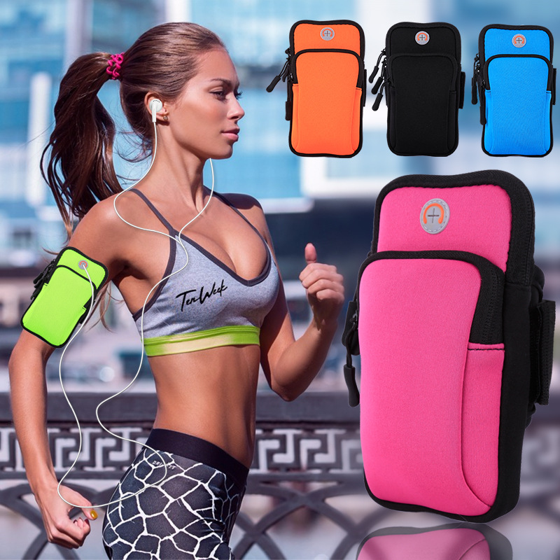 Running Gear To Hold Phone - Spor koşu kol çantası spor kol