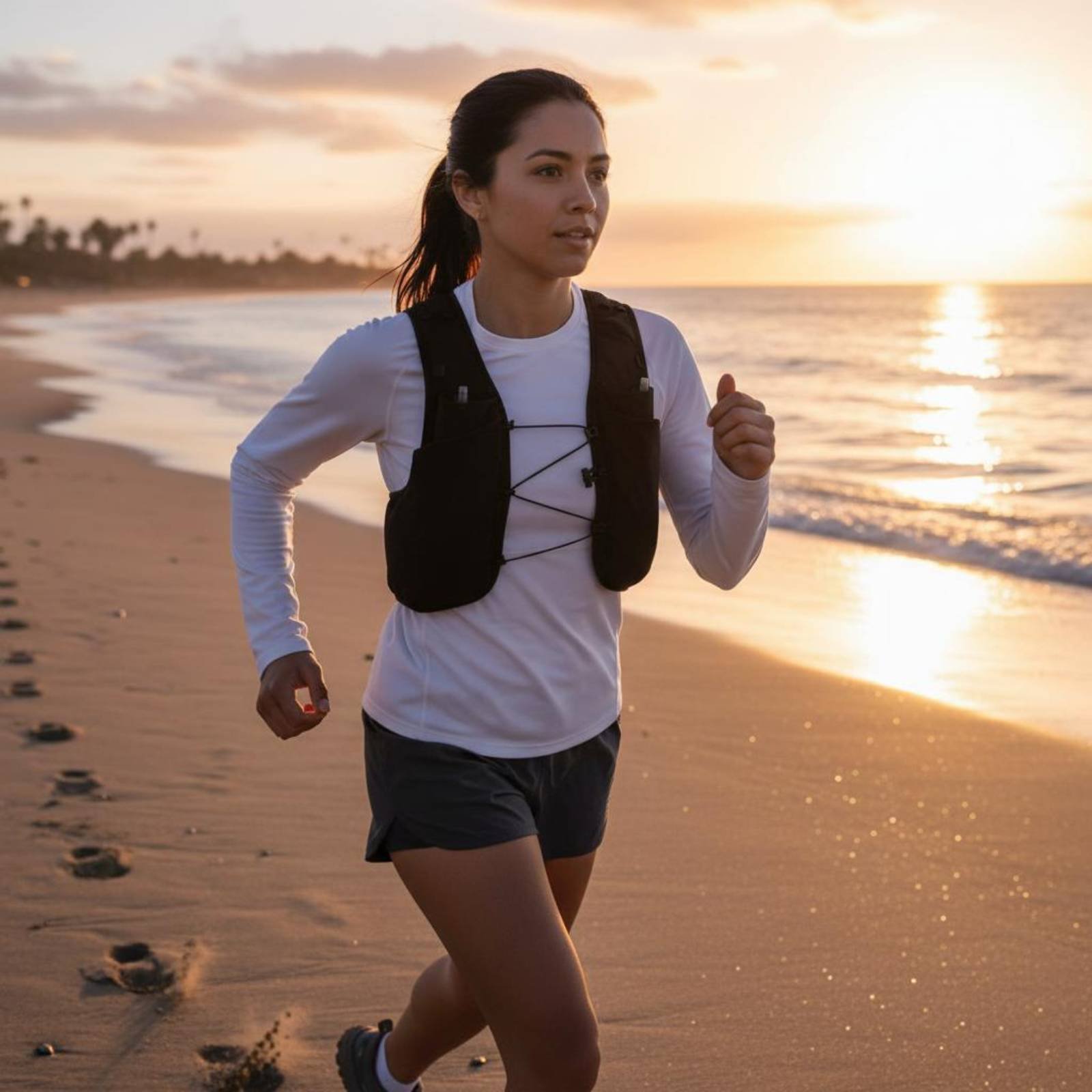 Running Gear Trail - Hafif Koşu Yeleği Taşınabilir Hafif Patikası
