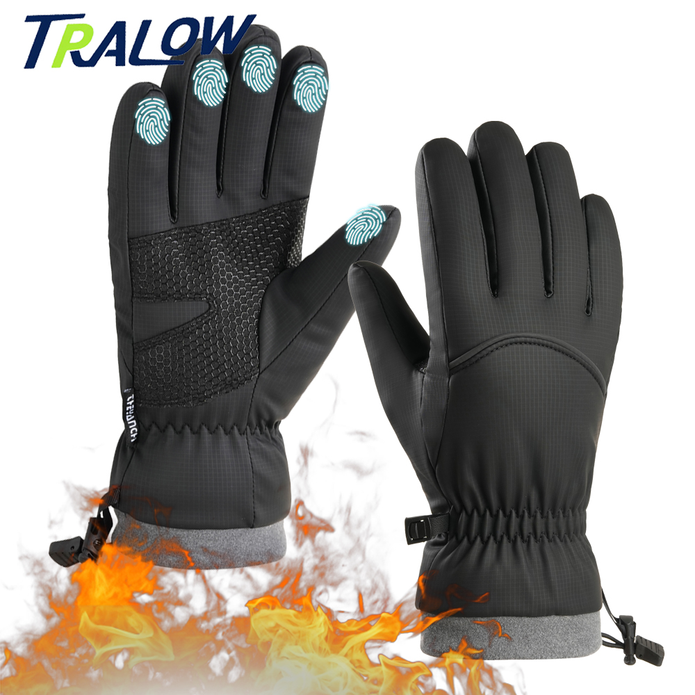 Running Gear For Winter - TRALOW Termal Su Geçirmez Kayak Eldivenleri,