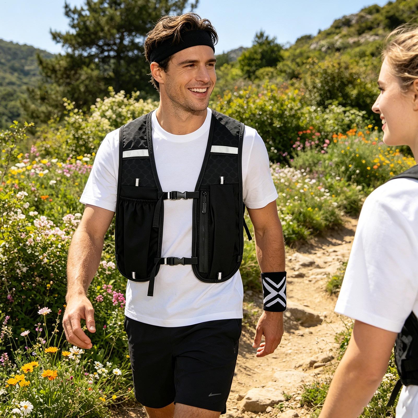 Running Gear Trail - Koşu Güvenlik Yeleği Spor Hidrasyon Ekipmanı,