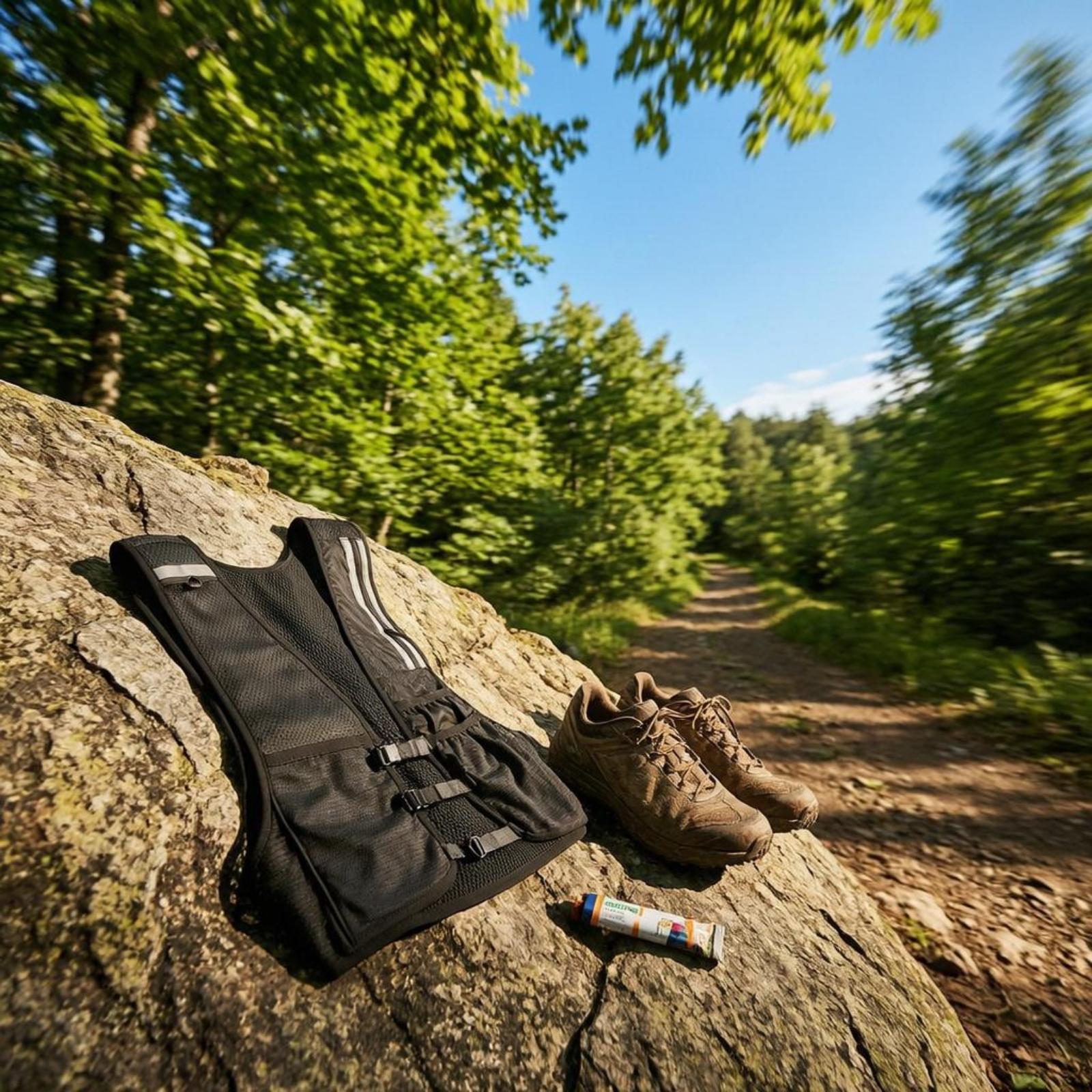 Running Gear Trail - Açık Hava Koşu Yeleği, Sırt Çantası