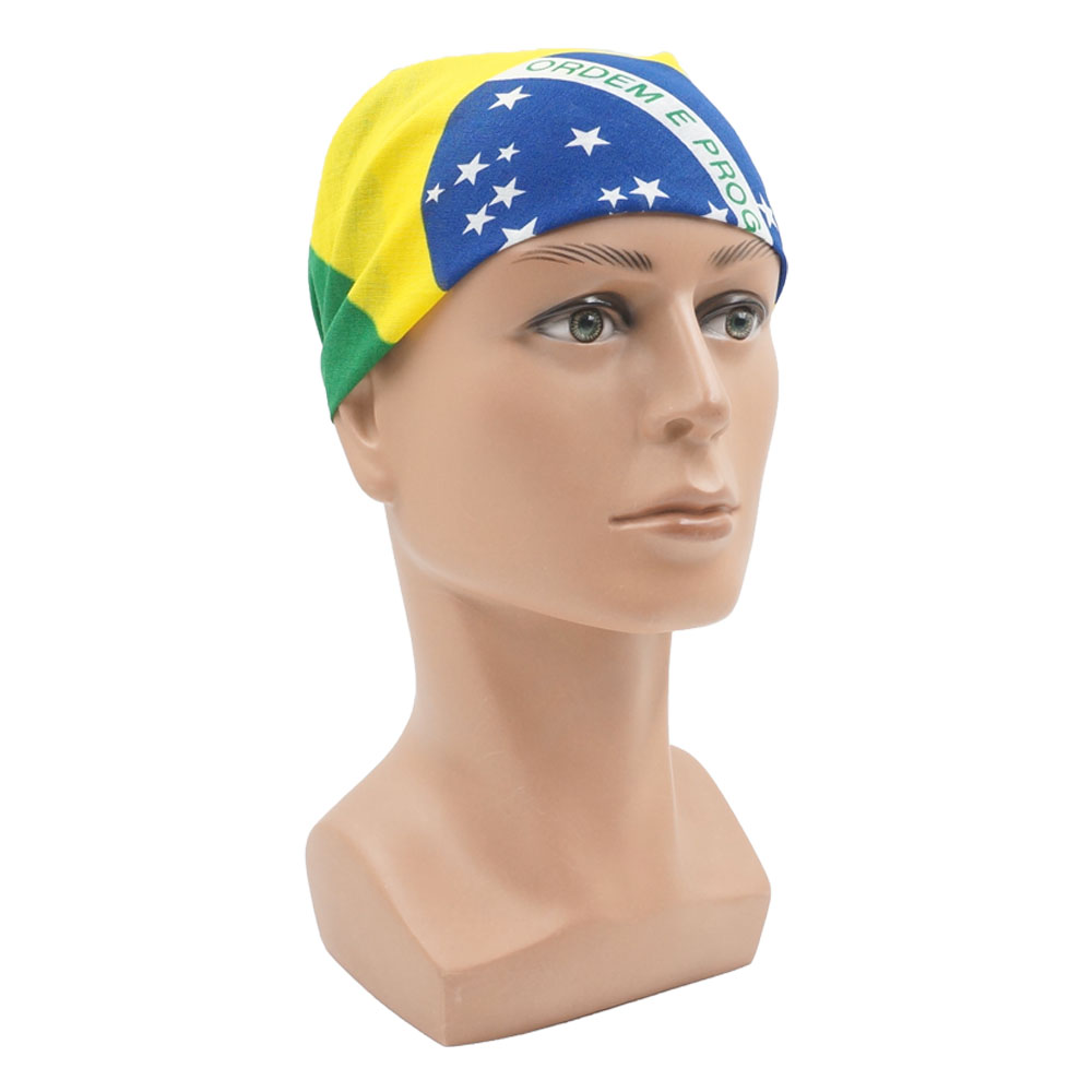 100% pamuk bayrağı brezilya Ba - Running Gear Headband incelemesi ve fiyatı